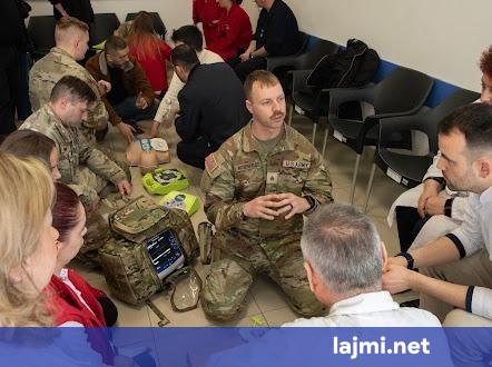 KFOR me trajnim për shpëtimin e jetës me personelin mjekësor në Obiliq