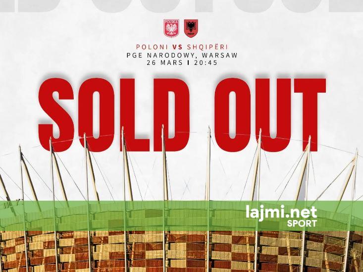 Shiten të gjitha biletat për tifozët shqiptarë në sfidën Poloni Shqipëri