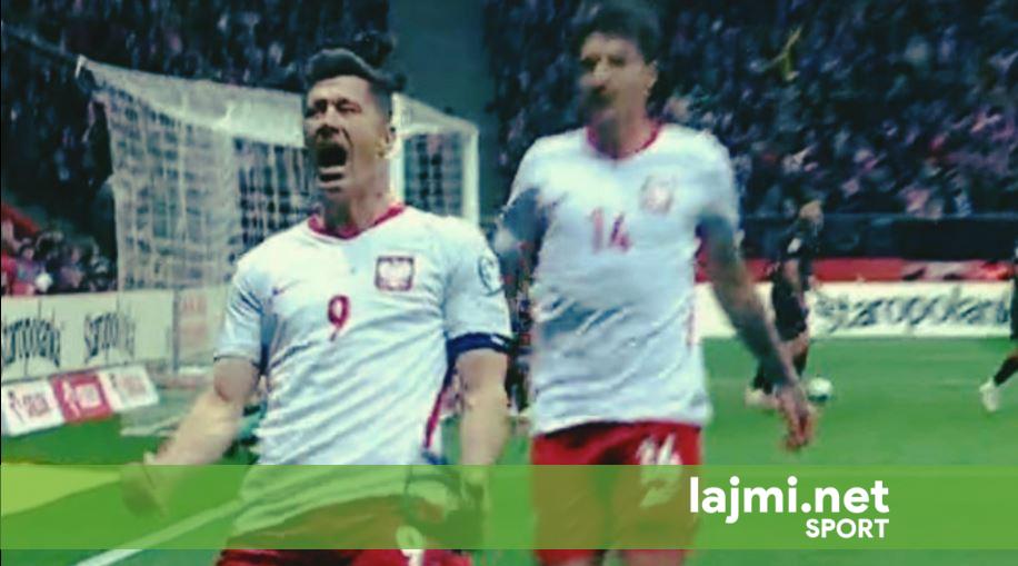 LAJM I KEQ  Polonia e barazon rezultatin kundër Shqipërisë  Lewandowski shënon 