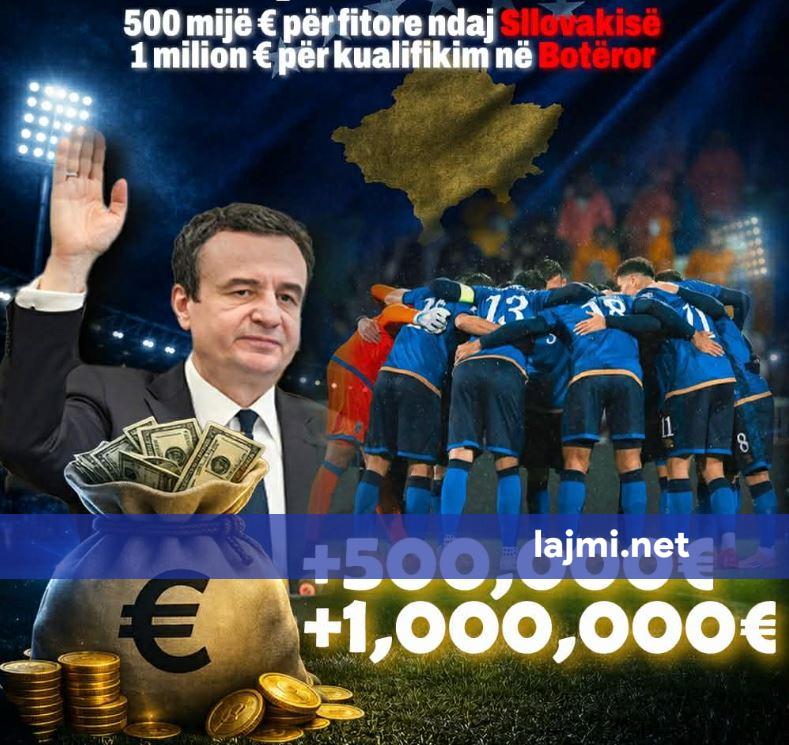 Murati  Të hënën në mbledhje të qeverisë miratimi për 500 mijë euro për Kombëtaren e Kosovës