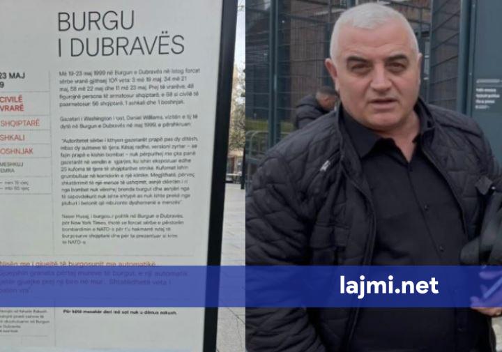 I mbijetuari i masakrës së Dubravës reagon ndaj ekspozitës në shesh  Turp  ku i morët këto  fakte  