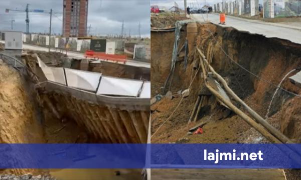 Shembja e rrugës në Prishtinë dëmton gypin e ujit  KRU Prishtina njofton për ndërprerje të ujit në disa rrugë