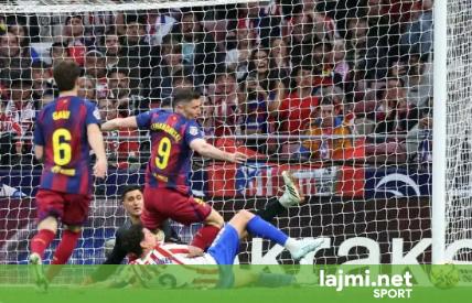 Goli i Muriqit motivon Barçën  e mposhtin Atleticon dhe i ikën Realit për 7 pikë