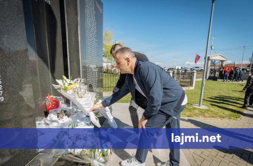 Bekim Jashari nderon kujtimin e 98 civilëve të vrarë në Rezallë