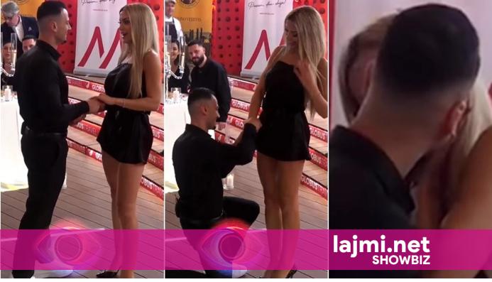 Mateo i propozon  Brikena i thotë  PO  më në fund atij brenda shtëpisë së BBVA