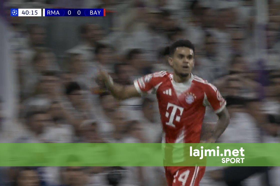 Luis Diaz shënon në  Bernabeu   Bayern Munich merr avantazhin