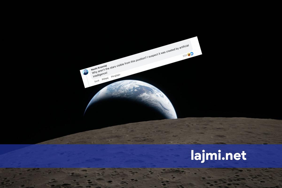 Nexhi Krasniqi vë në dyshim se fotografitë e NASA s janë krijuar me inteligjencë artificiale  këta i kundërpërgjigjen në koment
