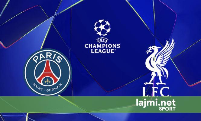 Formacionet zyrtare  PSG   Liverpool