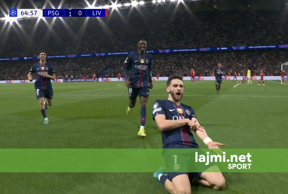 Liverpoolit  i humb rruga    Parisi ia shënon edhe golin e dytë