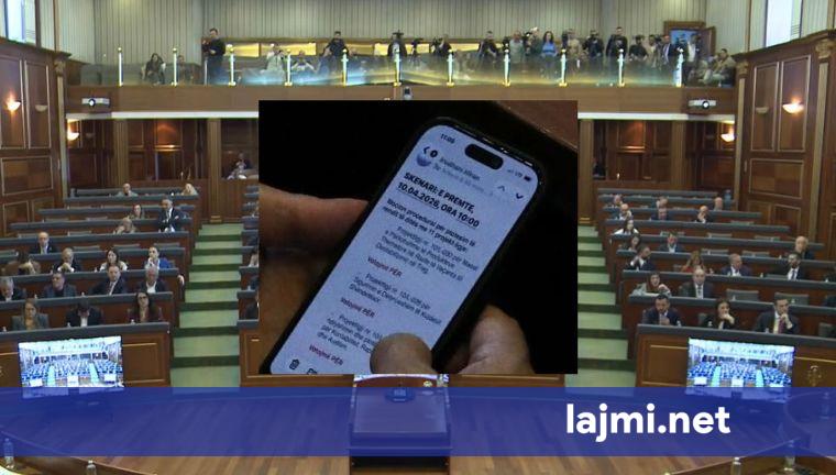  Skenari  E premte  10 04 2026  ora 10 00    Deputeti i VV së pranon email se si duhet të votohet sot