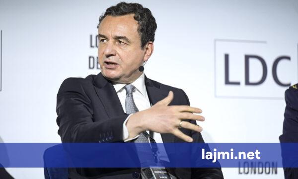 Kurti në Londër   paralajmëron për luftën hibride dhe rrezikun e sigurisë në Ballkan