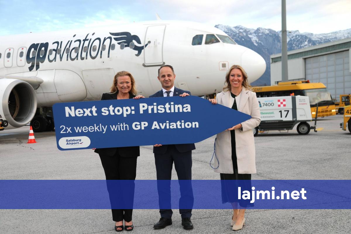 Lansohet linja e re ajrore Prishtinë Salzburg  forcohen lidhjet Kosovë Austri