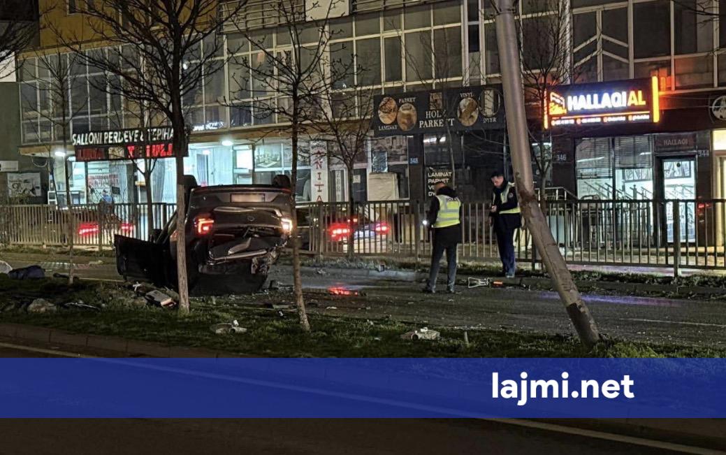 Aksident trafiku në Fushë Kosovë  Dy këmbësorë lëndohen rëndë  arrestohet i dyshuari