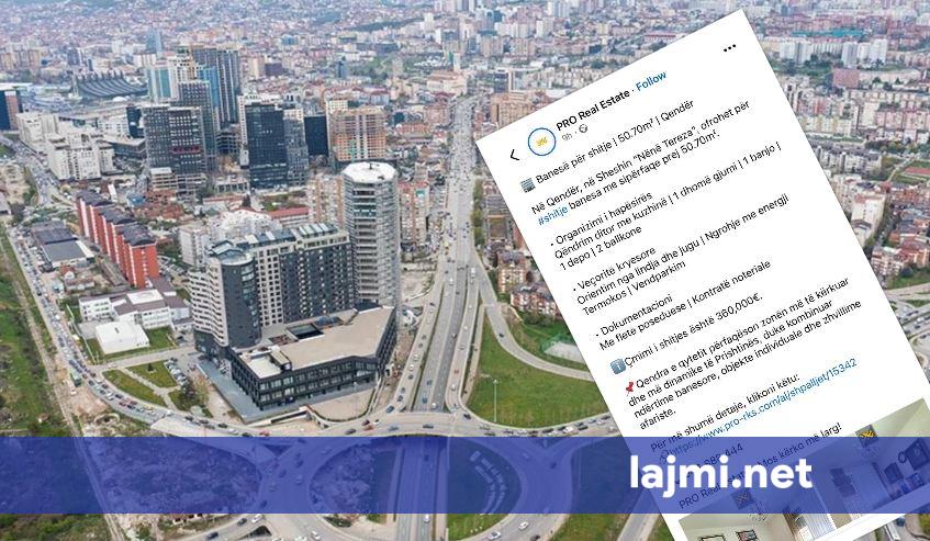 Më shtrenjtë se kudo në Evropë  një banesë 1 dhomëshe në Prishtinë 360 mijë euro