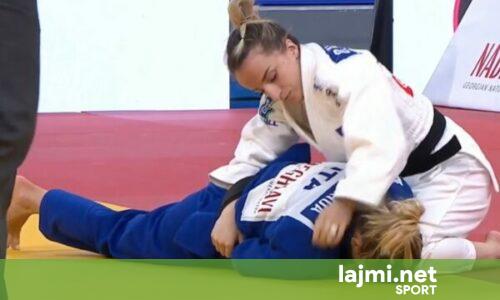 Distria Krasniqi e pandalshme  shkon në finale dhe siguron medalje në Evropianin e xhudos