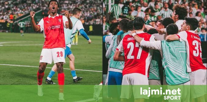 Braga bën përmbysje spektakolare ndaj Betisit dhe siguron gjysmëfinalen e Europa League