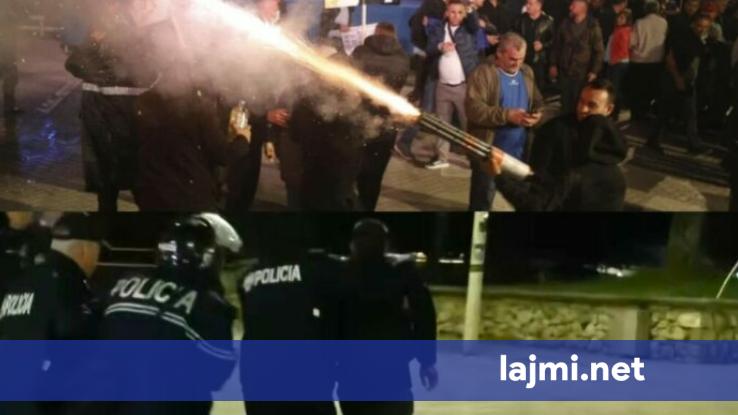 Protesta e mbrëmshme e PD së në Tiranë  disa të lënduar e 11 të arrestuar