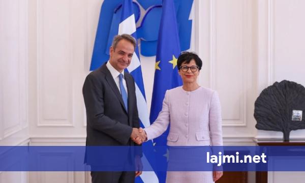 BE  lobon  në Greqi për integrimin  Marta Kos viziton Athinën  Morëm sinjale të mira për Shqipërinë dhe vendet kandidate