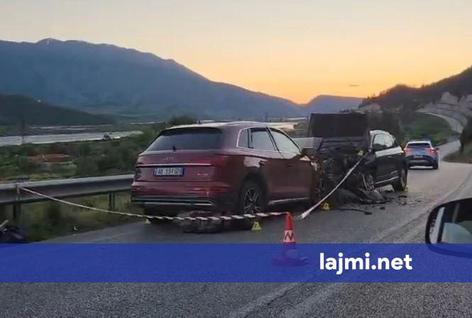 Tetë persona të lënduar në një aksident në rrugën Tepelenë Krahës