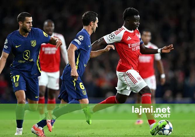 Formacionet zyrtare  Atletico Madrid   Arsenal