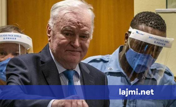 Krimineli i luftës Ratko Mlladiç që u dënua për gjenocid është  pranë vdekjes   avokatët kërkojnë lirimin e tij nga burgu