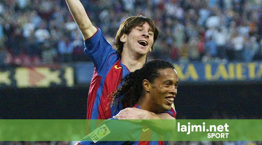  Ai 16 vjeçari është më i mirë se unë   shoku i Ronaldinhos kujton çfarë thoshte braziliani për Messin në kulmin e tij