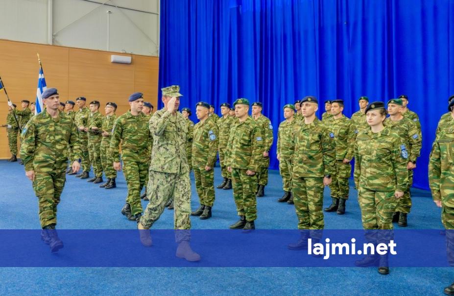 KFOR në Prishtinë  Ndërrim komandash në kontingjentin grek dhe vlerësim për kontributin në mision