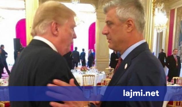 Thaçi  Vetëm Trump mund ta shtyjë Rusinë drejt njohjes së Kosovës
