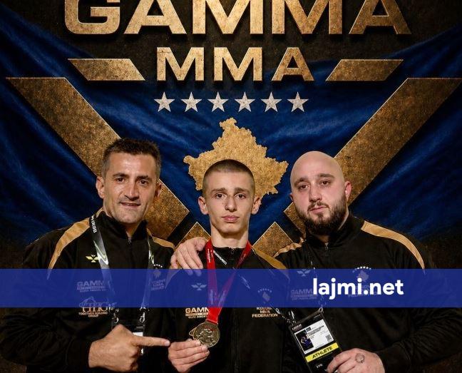 Nxënësi i IMSK së fiton medaljen e bronztë në Kampionatin Evropian të MMA së për të rinj