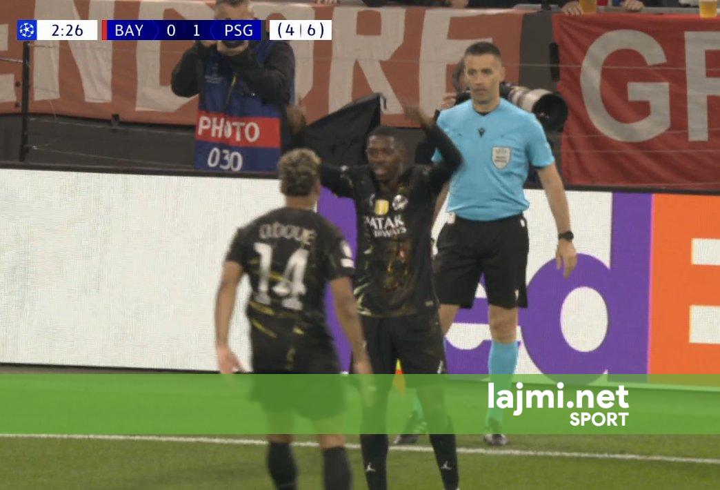 Parisi e nis fuqishëm ndeshjen ndaj Bayernit   shënon bukur Dembele