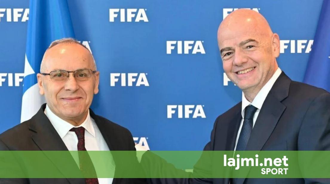 Infantino uron FFK në për 10 vjetorin në FIFA  Futbolli në Kosovë ka vazhduar të rritet dhe të frymëzojë shumë lojtarë të rinj dhe tifozë