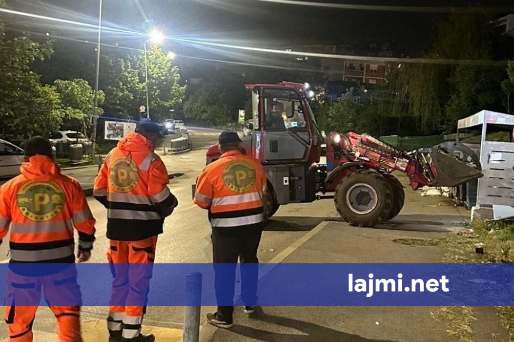 Punë edhe gjatë natës për largimin e mbeturinave vëllimore në kryeqytet
