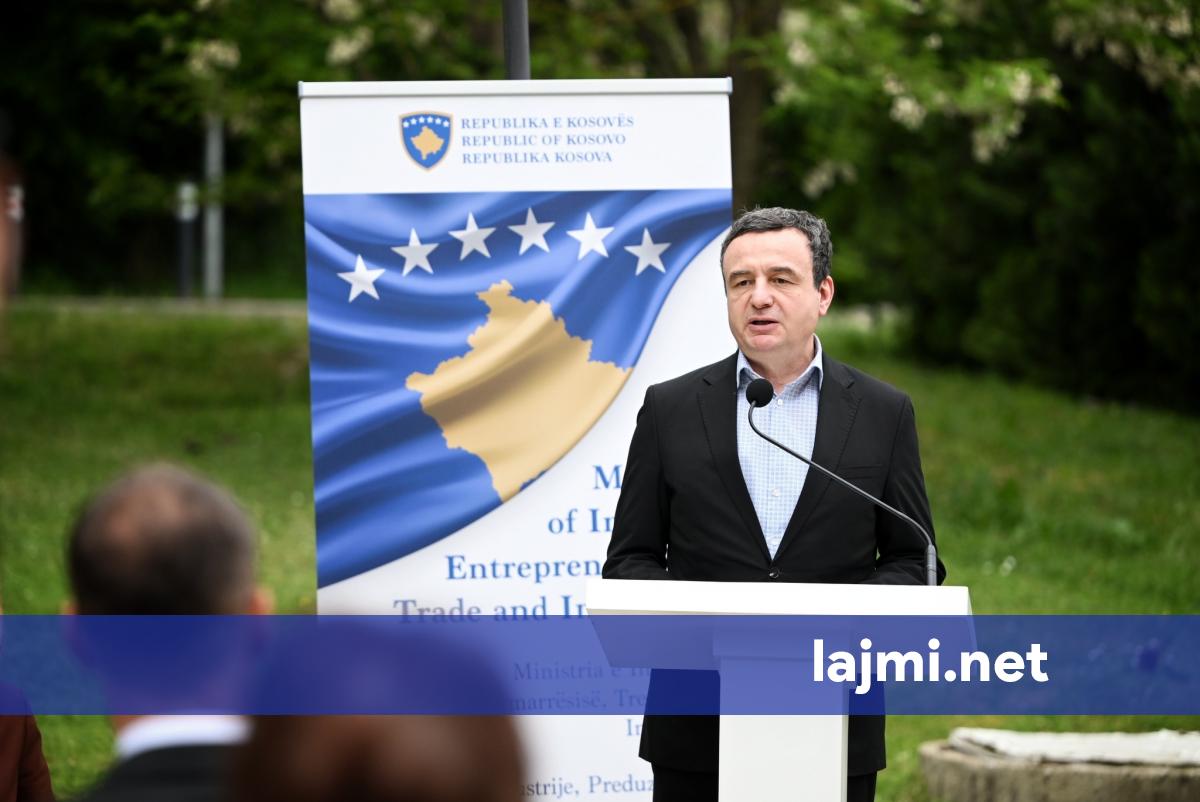Kurti  Në katër vitet e ardhshme do të ndërtojmë 14 parqe industriale në Kosovë