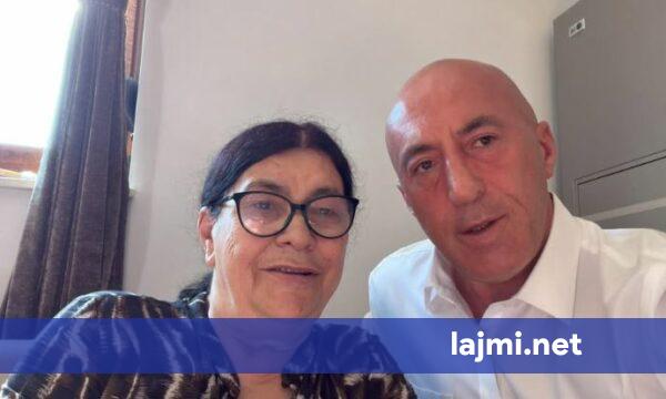 Në krah me nënën Rukë  Ramush Haradinaj uron Kurban Bajramin