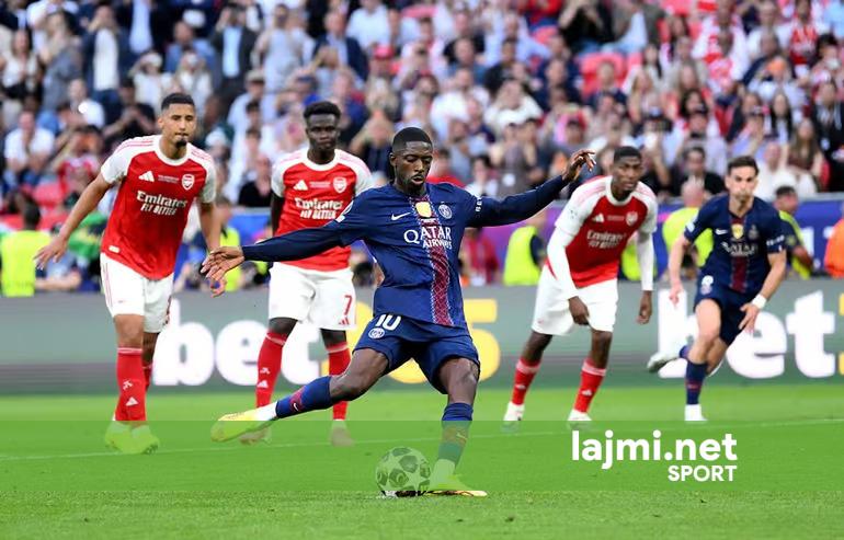 GOOOOOOOOOOOOOOOOOL DEMBELE   PSG barazon rezultatin kundër Arsenalit