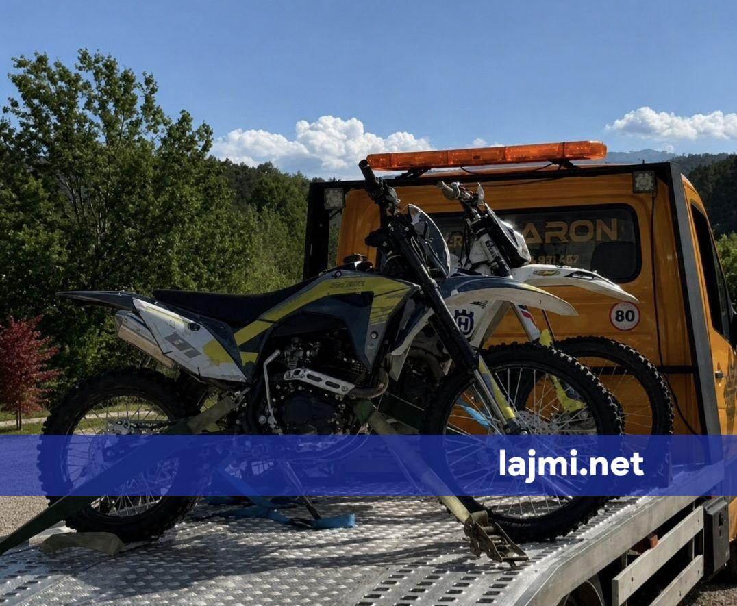 Ndëshkohen dy shoferë të motoçikletave për kundërvajtje në trafik në Ferizaj  i konfiskon të dyja