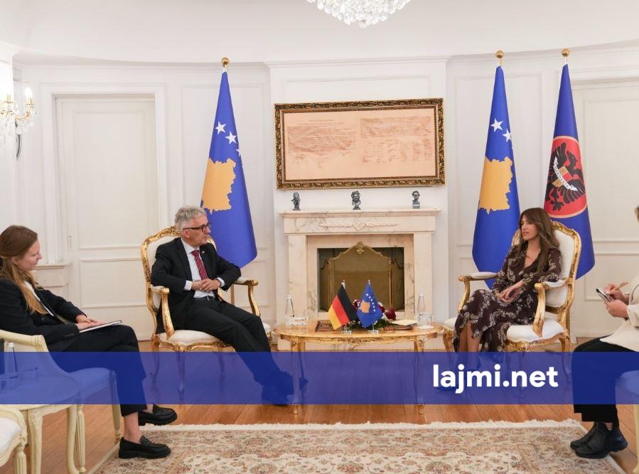 Haxhiu takon ambasadorin gjerman  Rudolph   theksohet partneriteti Kosovë Gjermani