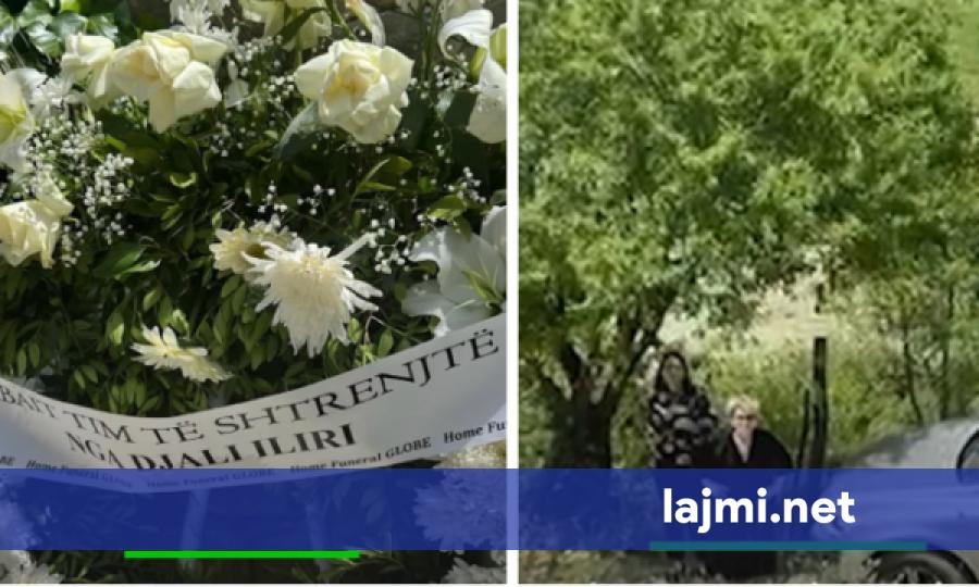  Babait tim të shtrenjtë   kurora me lule e Ilir Metës edhe Monika Kryemadhi merr pjesë në varrimin