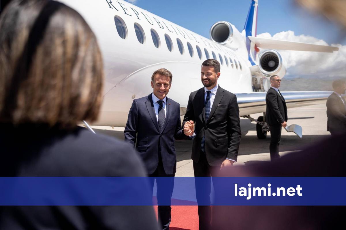 Emmanuel Macron zbarkon në Mal të Zi për samitin BE Ballkan Perëndimor