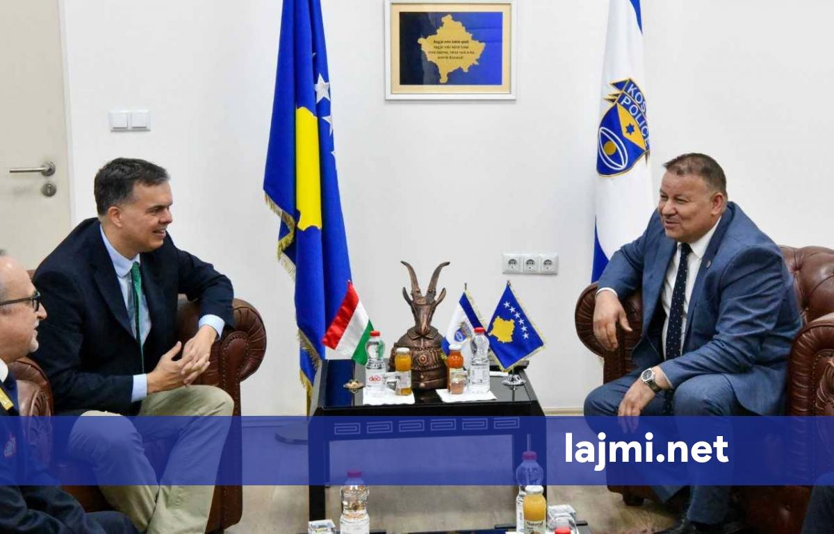 Drejtori i Policisë së Kosovës takon ambasadorin e Hungarisë