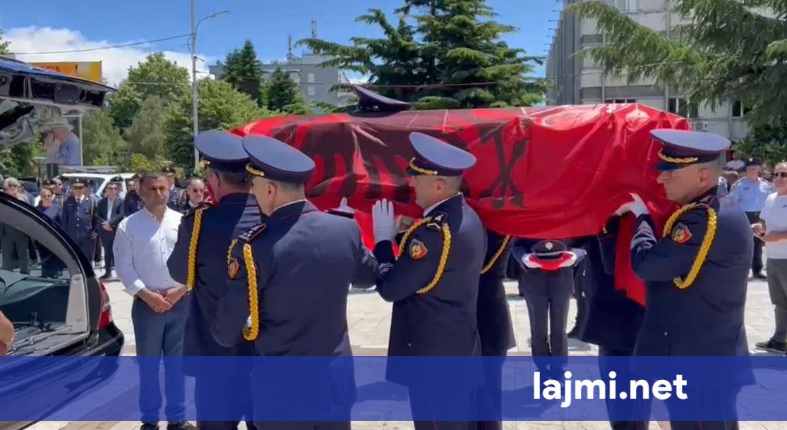 I jepet lamtumira e fundit policit që u vra në detyrë në Shqipëri