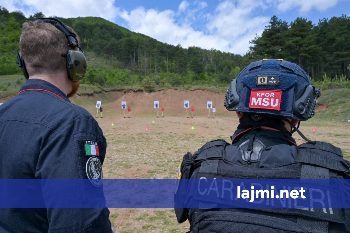 KFOR i stërvitet për qitje
