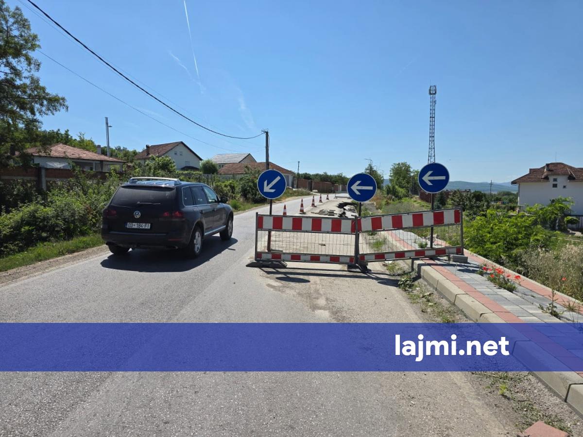 “Ngjallet” pak Ministria e Infrastrukturës, Dimal Basha njofton se nisën punimet për sanimin në rrugën Klinë–Gurrakoc