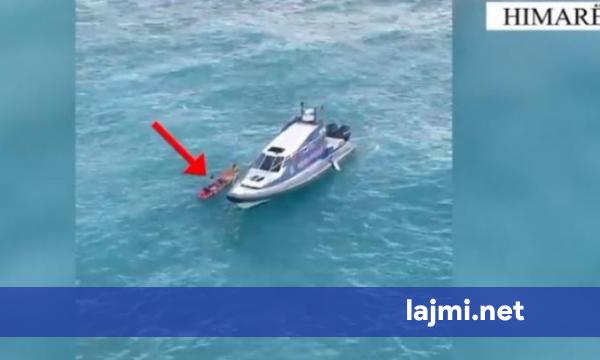 Mbetën në det të hapur  Policia e Himarës u shkon në ndihmë pesë turistëve të huaj