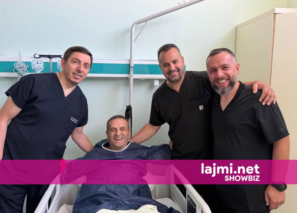 Sinan Vllasaliu lajmërohet pas operacionit  falënderon ekipin mjekësor