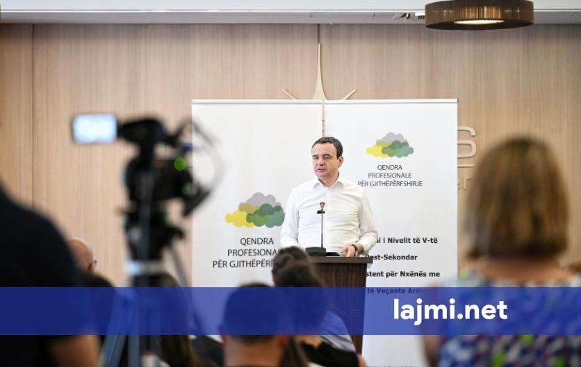 Kurti në inaugurimin e gjeneratës së re të asistentëve  Çdo nxënës meriton mundësi të barabarta