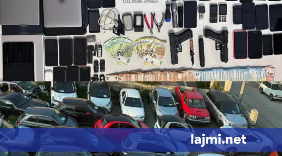 Vidhnin makina në Greqi dhe u falsifikonin dokumentet  arrestohen 11 shqiptarë
