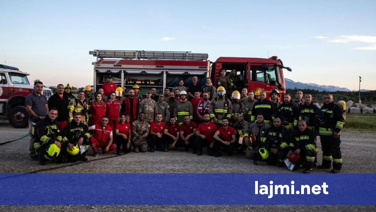KFOR i dhe ekipet emergjente bashkojnë forcat në Bondsteel  trajnim për jetë dhe siguri