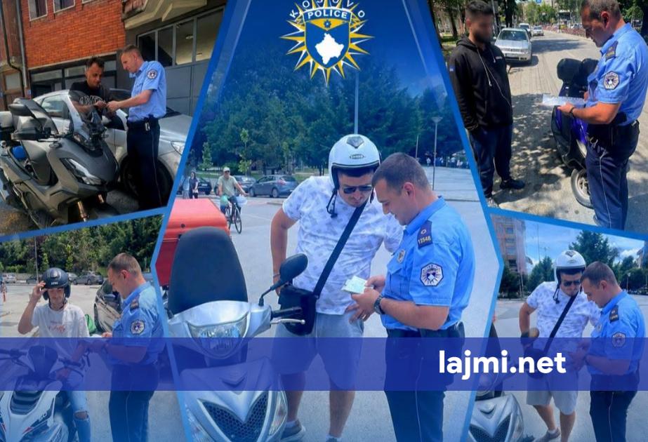 Policia sekuestron 27 motoçikleta në Mitrovicë  155 kundërvajtje brenda dy javësh