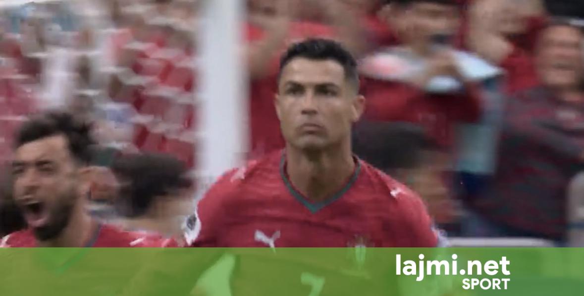Më në fund Ronaldo arrin të shënoj gol në Kupën e Botës
